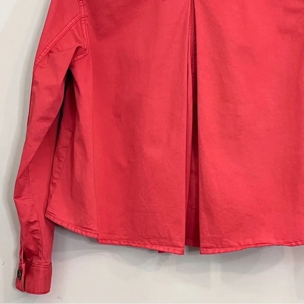 Anthropologie Orange Utility Jacket